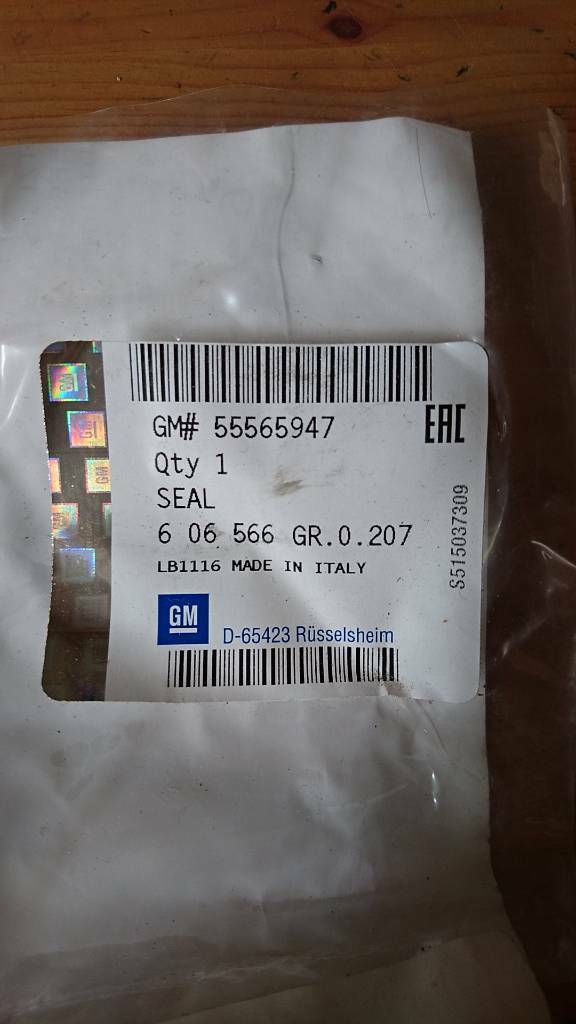 Astra J Insignia Diesel Dichtung Öleinfüllöffnung Original GM