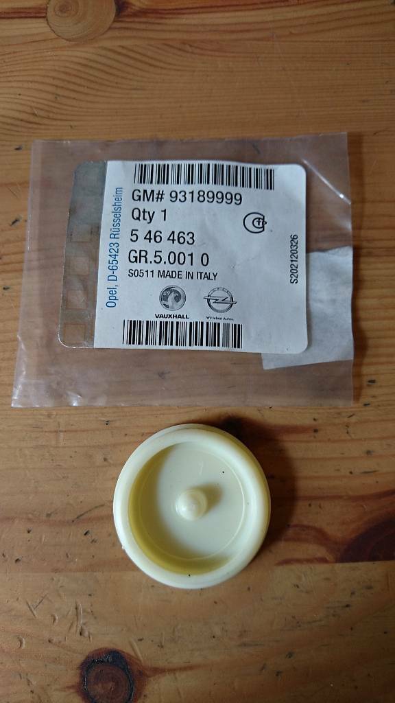 Corsa D Stopfen Inspektionsöffnung Bremsen hinten neu original GM