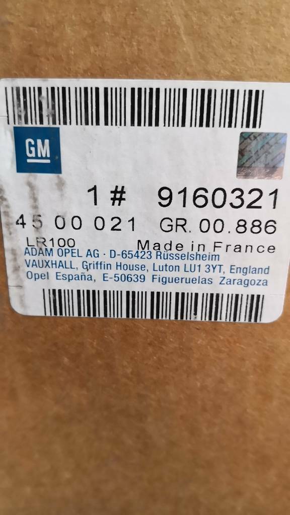 Opel Movano A Kupplungsscheibe Neu Original GM