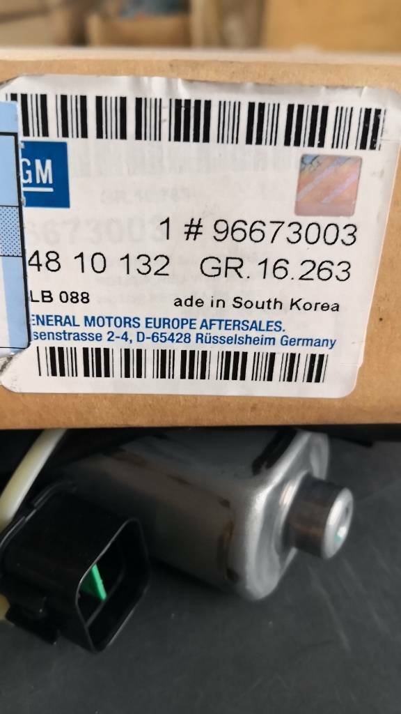 Opel Antara 2.0 CDTI Fensterbermotor Vorne Links Neu Original GM