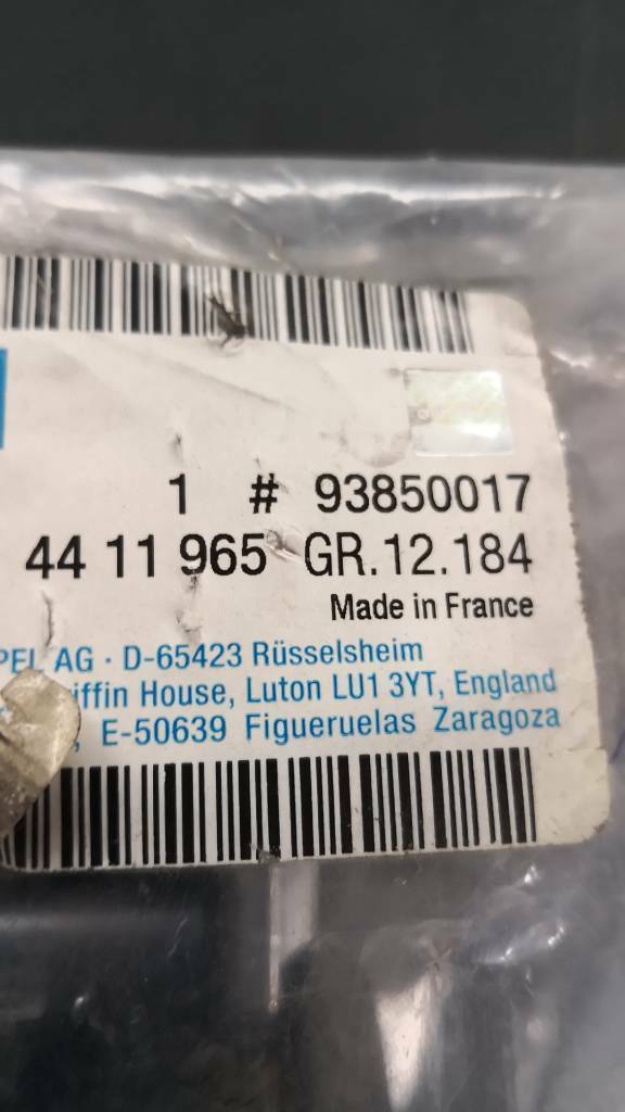 Opel Vivaro Scharnier Türe Oben Hinten Neu Original GM