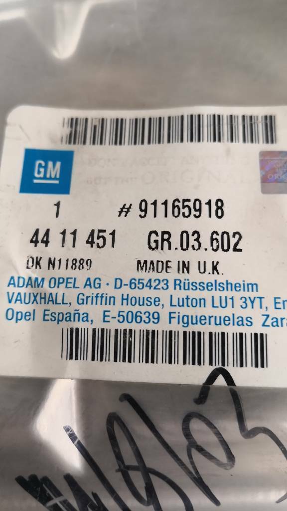 Opel Vivaro A Wärmeschutzschild Auspuff Neu Original GM