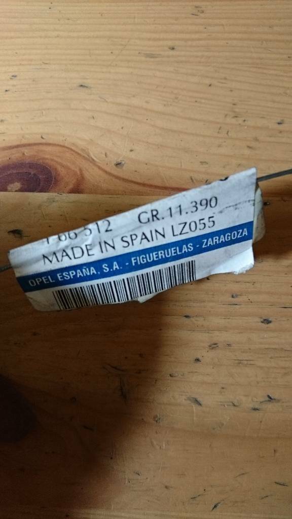 Corsa A Kadett E Bowdenzug Seilzug Vordersitzrücken Neu GM