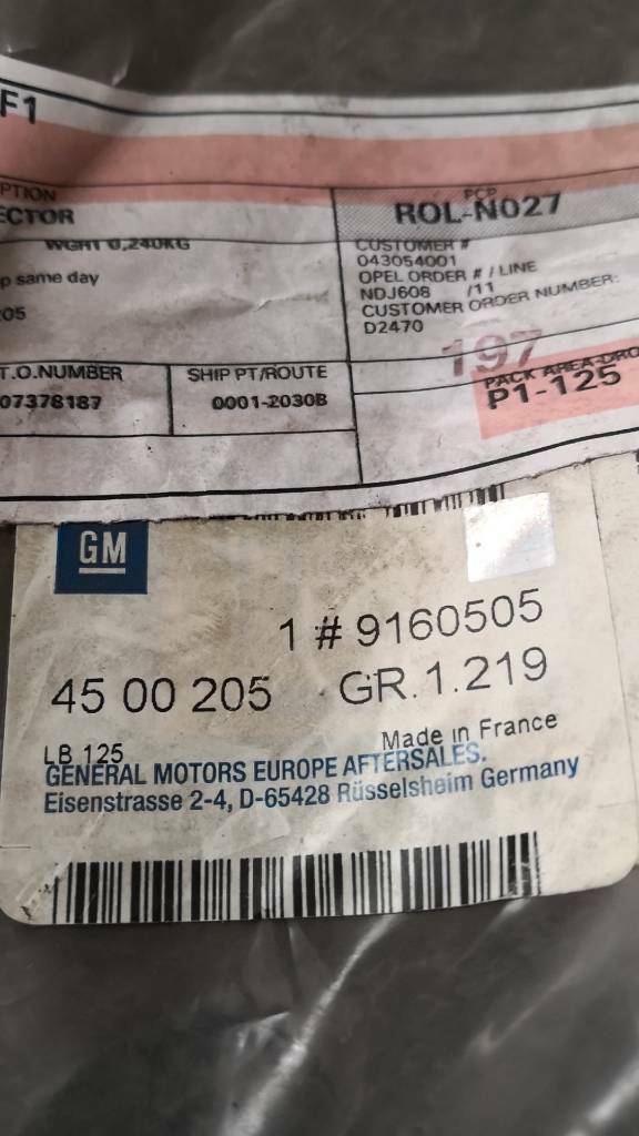 Opel Movano A Luftrichter Kühler Neu Original GM