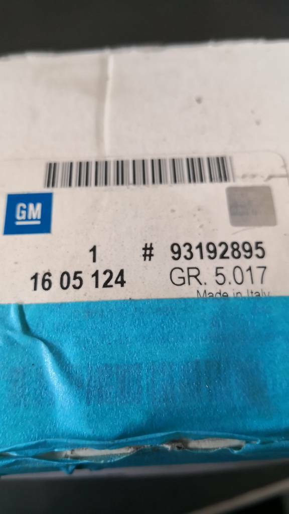 Opel Corsa D Z17DTR A17DTR Satz Bremsbeläge Vorne Neu Original GM
