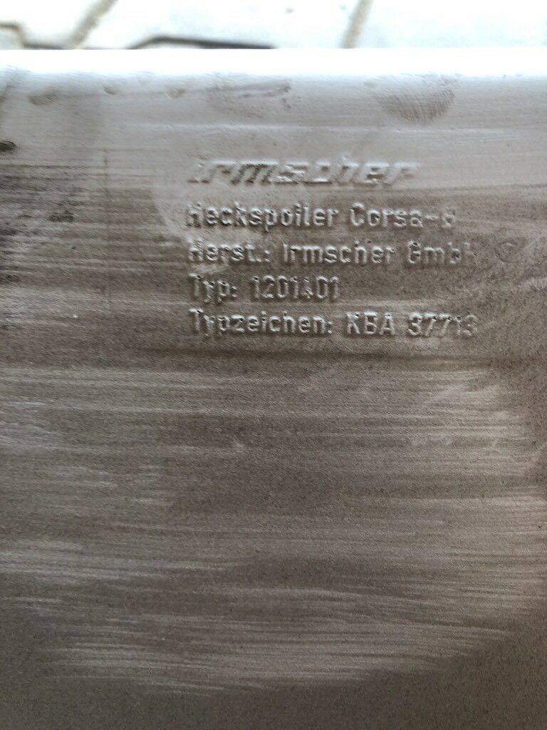 Opel Corsa B Heckspoiler neu original Irmscher