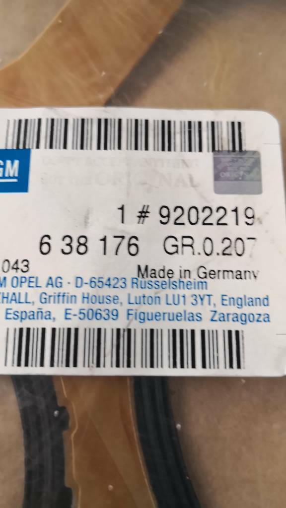 Opel Astra G Omega Vectra Frontera Dichtung Ölpumpe Neu Original GM