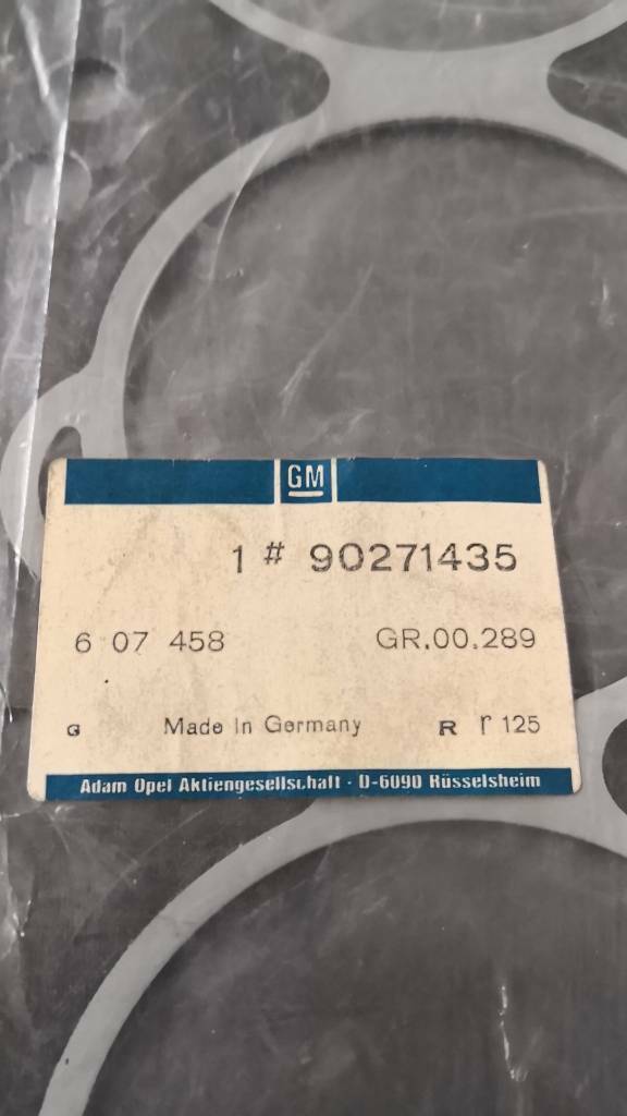 Opel Kadett E Ascona C 1.6 Zylinderkopfdichtung Neu Original GM