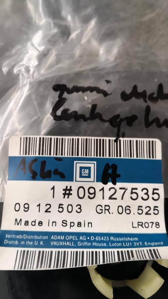 Opel Astra H Gummidichtung Lenkgetriebe neu original GM
