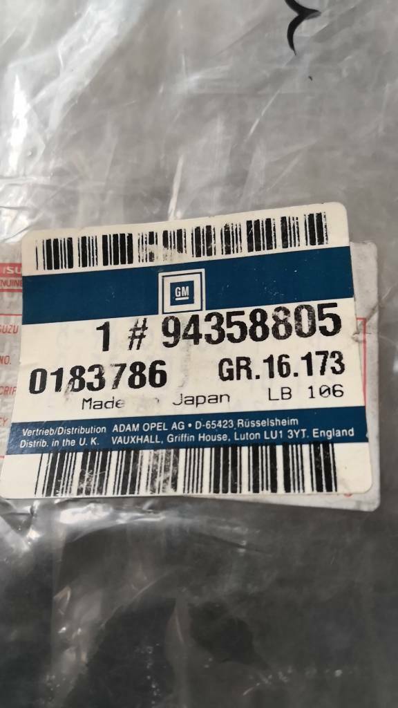 Opel Monterey Lüftungsgitter Schwarz Glänzend Neu Original GM