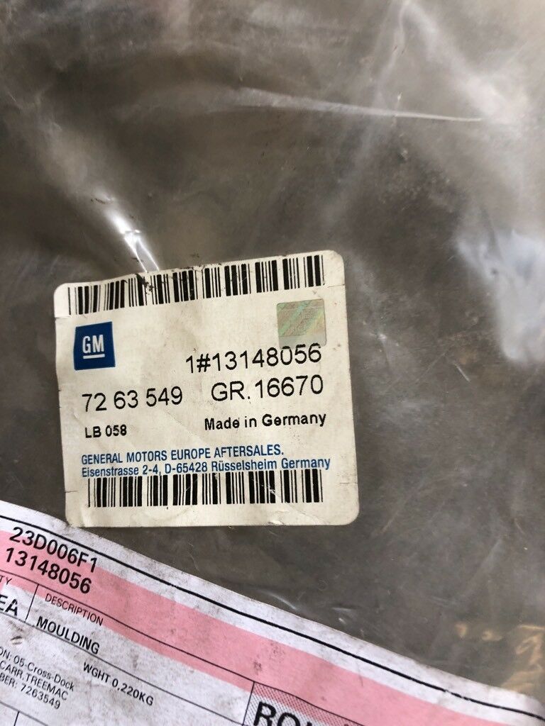 Opel Zafira B Blende rechts Neu Original GM