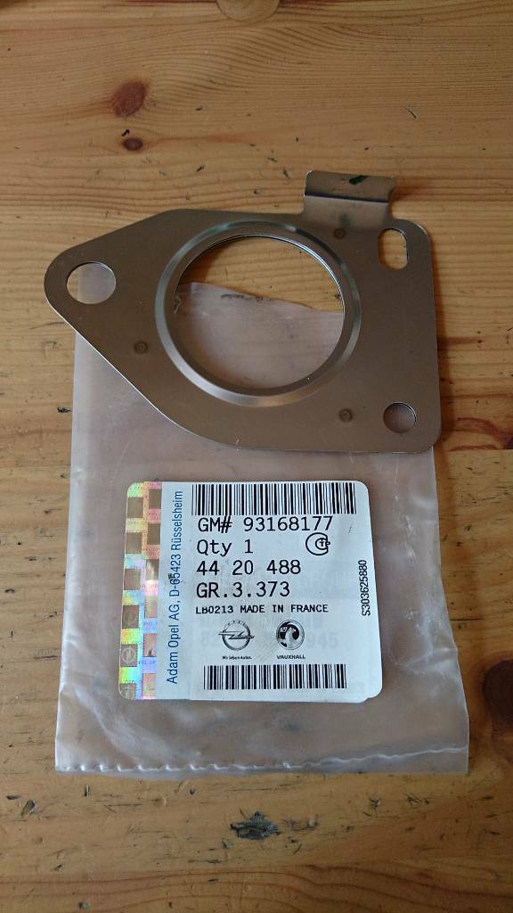 Opel Movano B Vivaro Dichtung Turbolader neu original GM