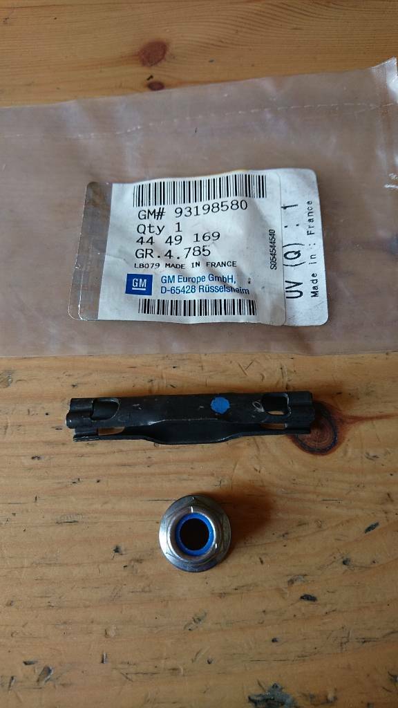 Astra G Seilzug Handbremse Verbindungsstück NEU original Opel