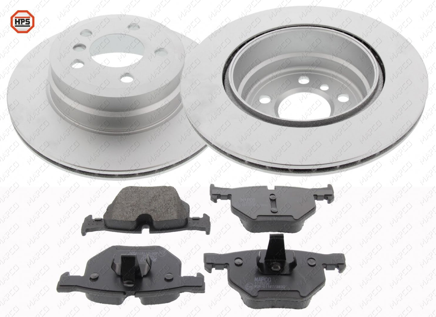 MAPCO Bremsensatz, Scheibenbremse Hinterachse Satz 47988HPS