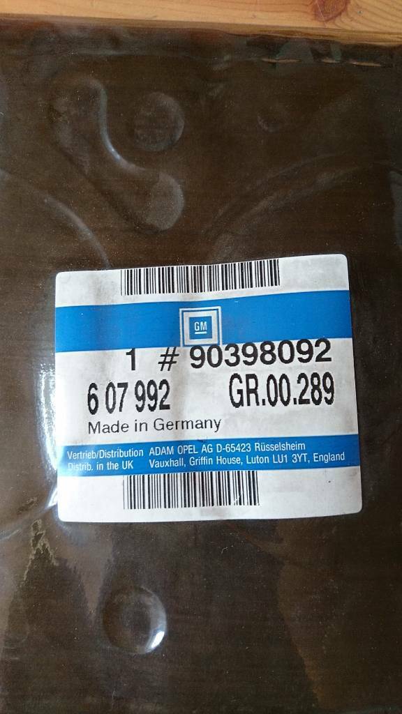 Kadett E 16S Zylinderkopf Dichtung neu original GM