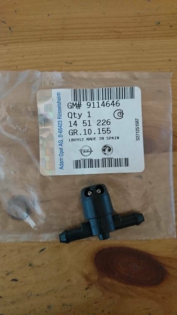 Corsa C Tigra B Düse Scheibenwaschanlage links neu original GM