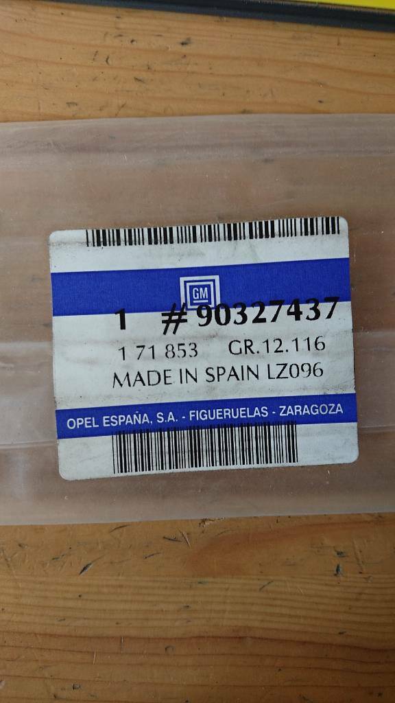 Corsa A Zierleiste Seitenwand hinten links Neu Original GM
