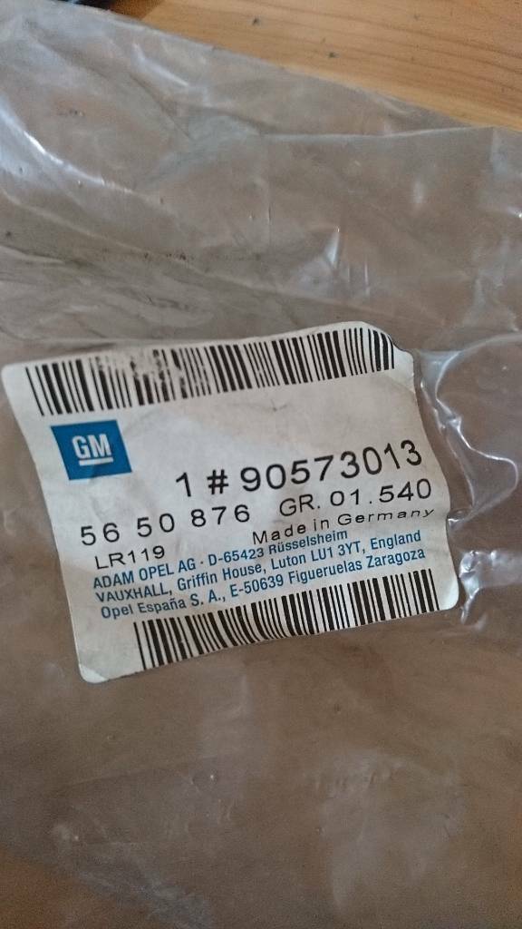 Astra G Zafira A Einlassrohr Ölkühler Neu Original GM