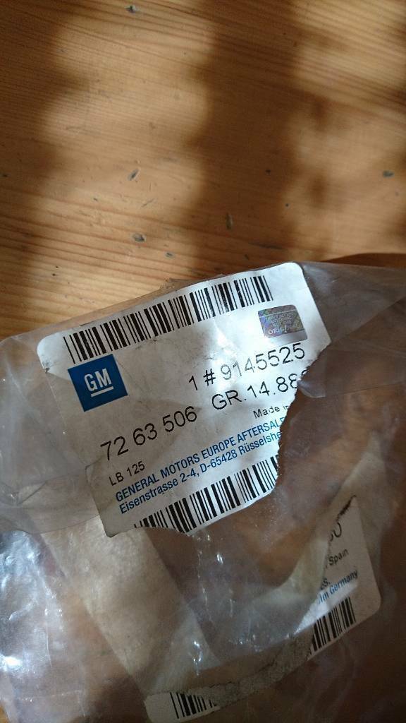 Agila A Meriva A Blende Vordersitz innen rechts neu original GM