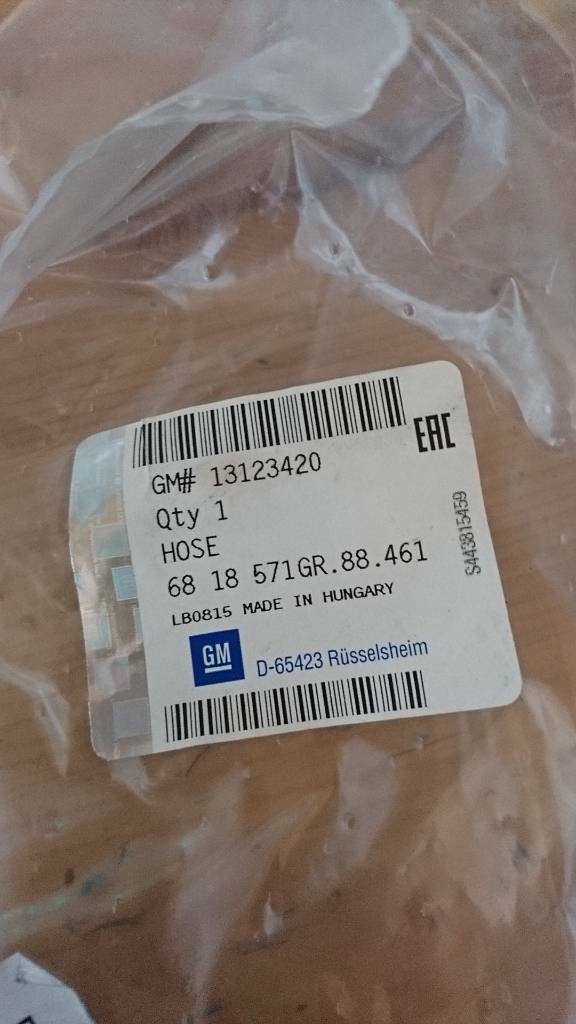 Astra H 1,4 Heizungsschlauch Vorlauf NEU original GM