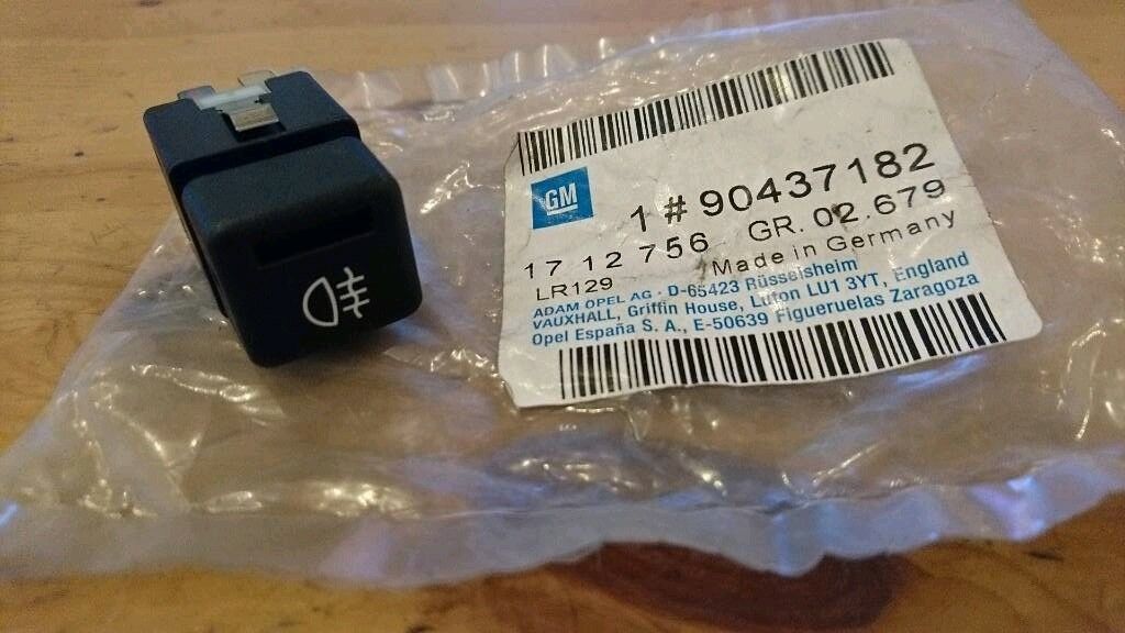 Corsa B Tigra A Schalter Nebelschlussleuchte neu original GM