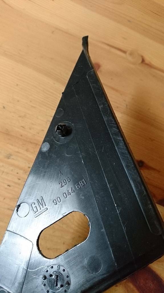 Astra F / G / Classic Einsatzecke Spiegelverkl. original GM Opel NEU