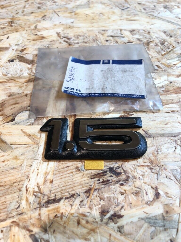 Original GM Opel 1.5 Emblem klebend *NEU*