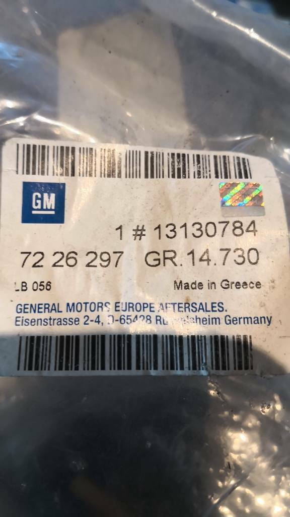 Opel Zafira B Säulenverkleidung Oben Links Grau Neu Original GM