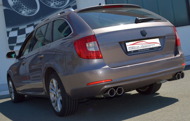 Friedrich Motorsport 2x55mm Duplex-Anlage Skoda Superb 3T