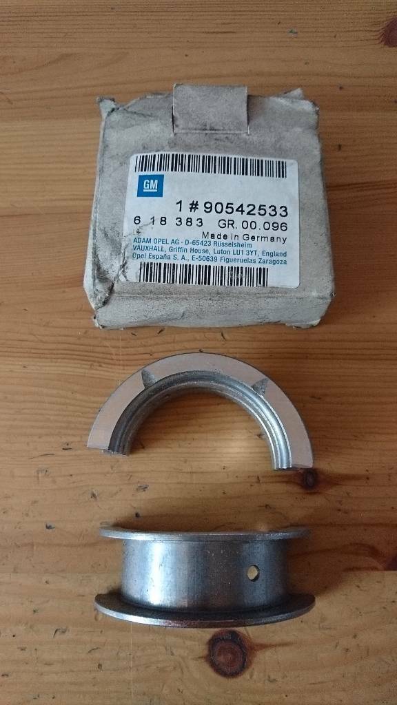Agila Astra Corsa Meriva Tigra Kurbelwellen Lager neu original GM
