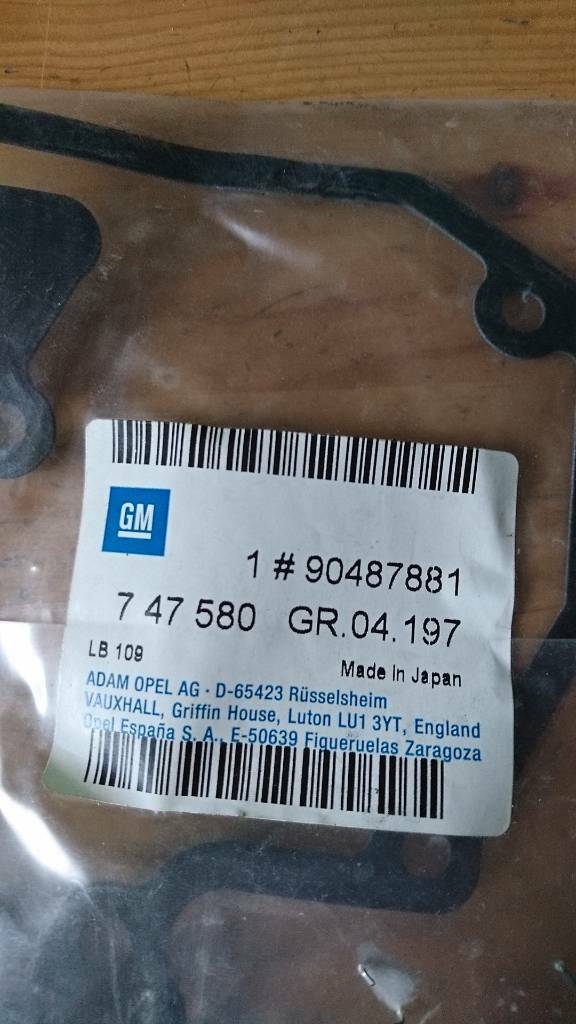 Original GM Senator B Dichtung Ölsieb Getriebe neu