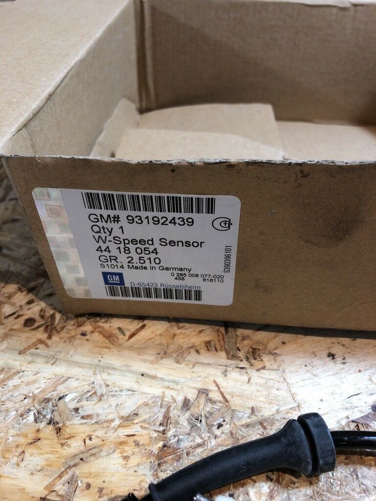 Opel Vivaro A.B.S Sensor Vorne NEU Original GM