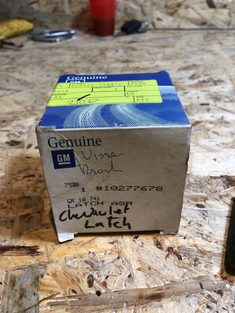 Chevrolet Latch Fenster Aufsteller NEU Original GM