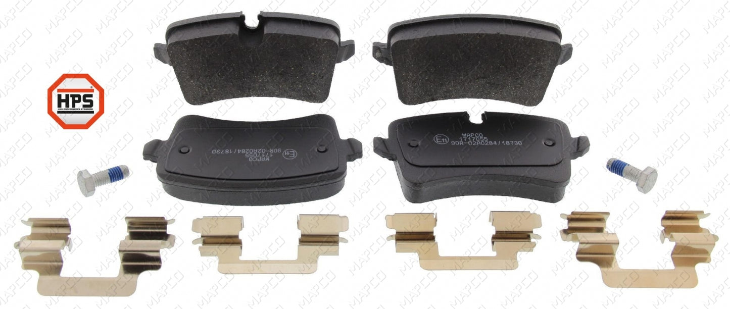 MAPCO Bremsbelagsatz, Scheibenbremse Hinterachse 6678HPS