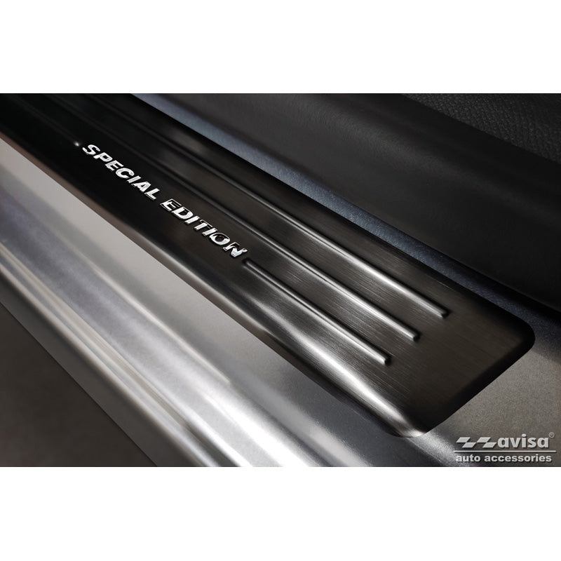 Schwarz Edelstahl Einstiegsleisten passend für Citroën C4 III 2020- 'Special Edition' - 4-Teilig