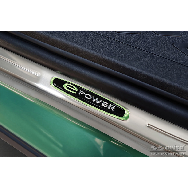 Edelstahl Einstiegsleisten passend für Volkswagen ID.Buzz 2022- 'E-Power' - 2-teilig