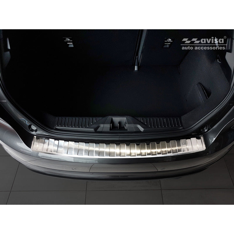 Edelstahl Heckstoßstangenschutz passend für Ford Fiësta MK8 2017- 'Ribs'