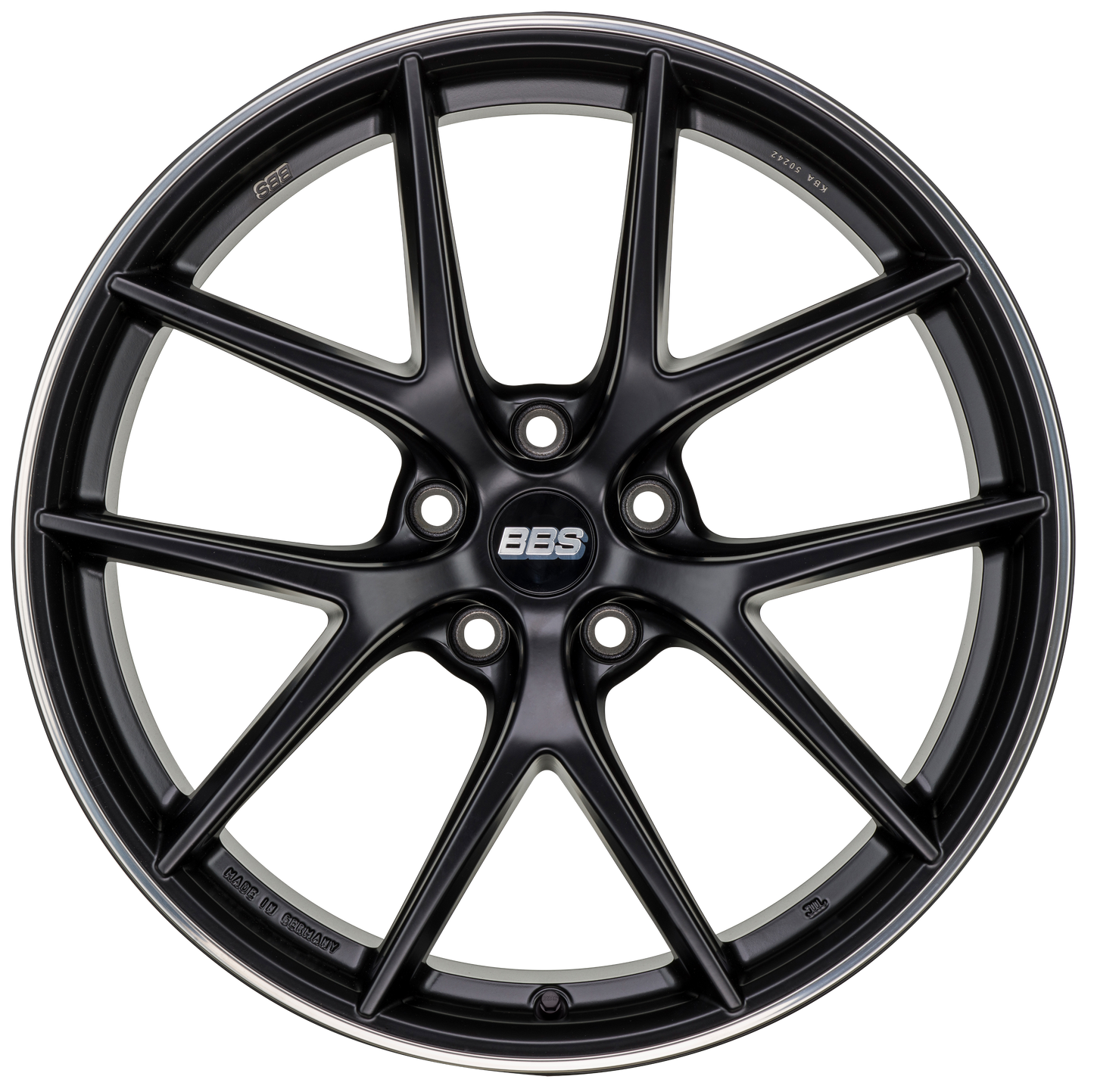 BBS CI-R Schwarz Seidenmatt