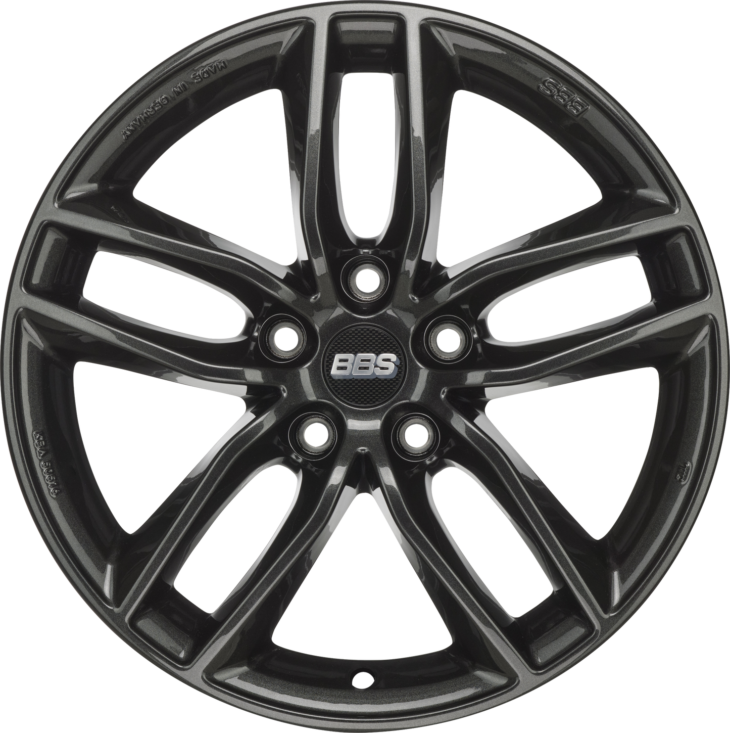 BBS SX Brillantsilber Kristallschwarz (Effektlack)