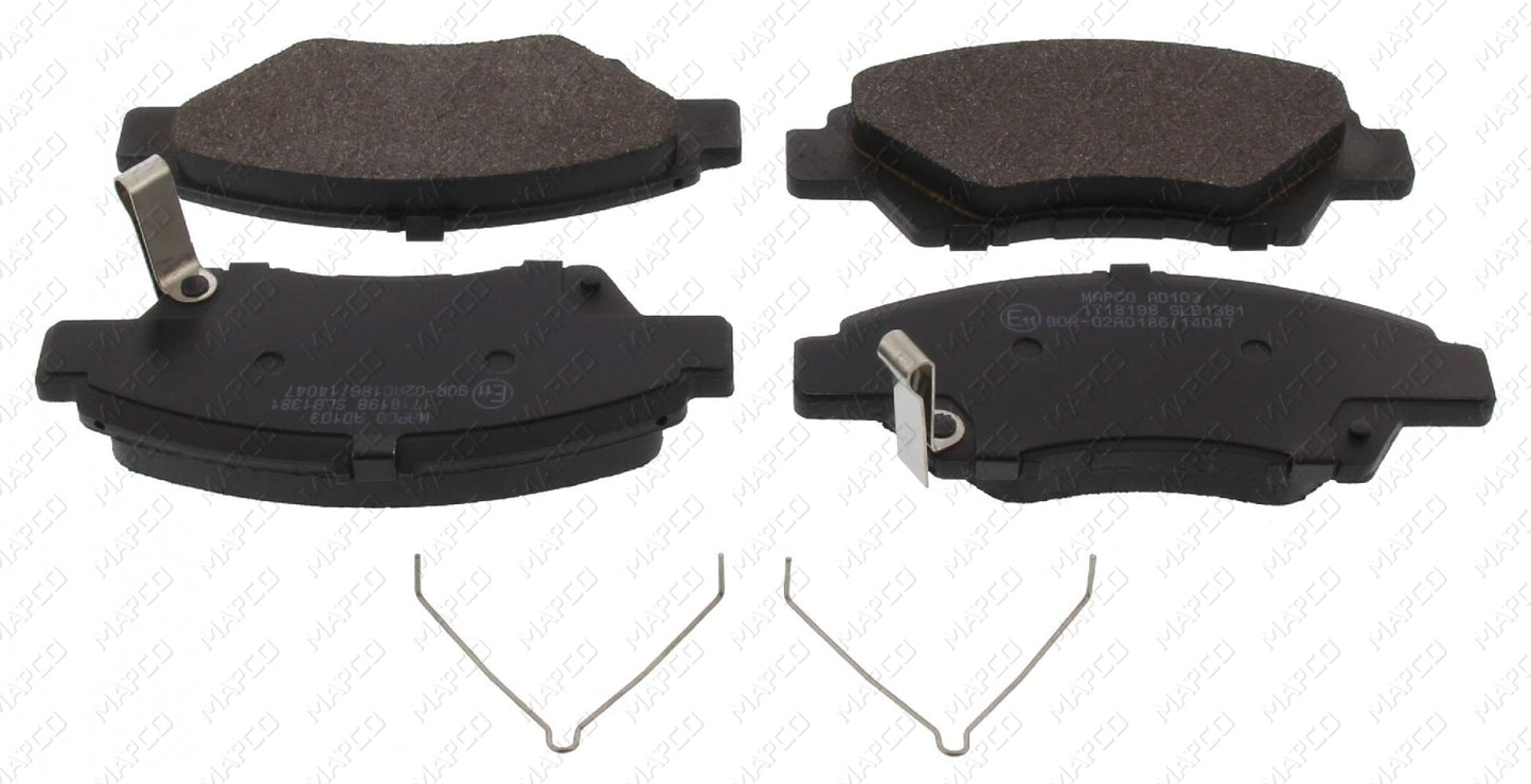 MAPCO Bremsbelagsatz, Scheibenbremse Vorderachse 6407