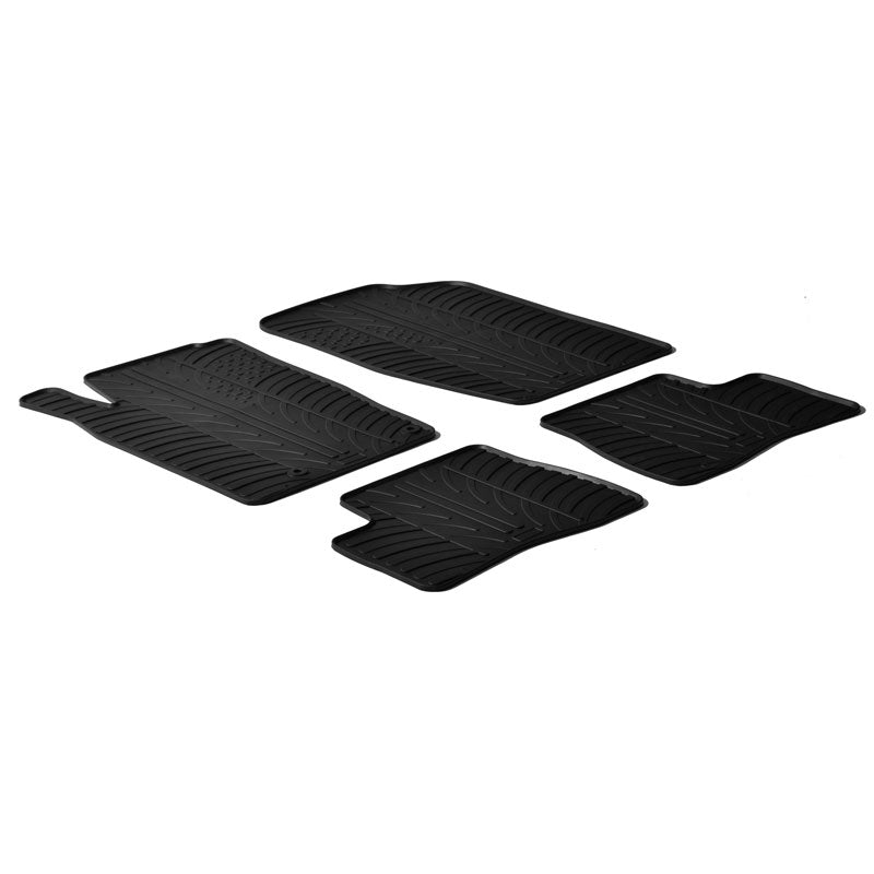 Satz Gummimatten passend für Peugeot 206 3/5-türer/SW/206+ 1998- (T Profil 4-teilig)