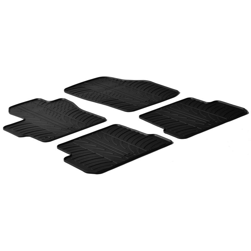Satz Gummimatten passend für Mazda 3 2004-2009 (T Profil 4-teilig)