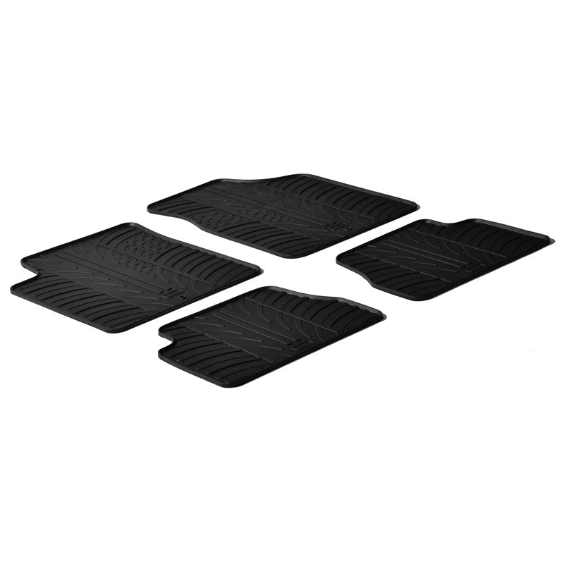 Satz Gummimatten passend für Kia Picanto 2004-2011 (T Profil 4-teilig)