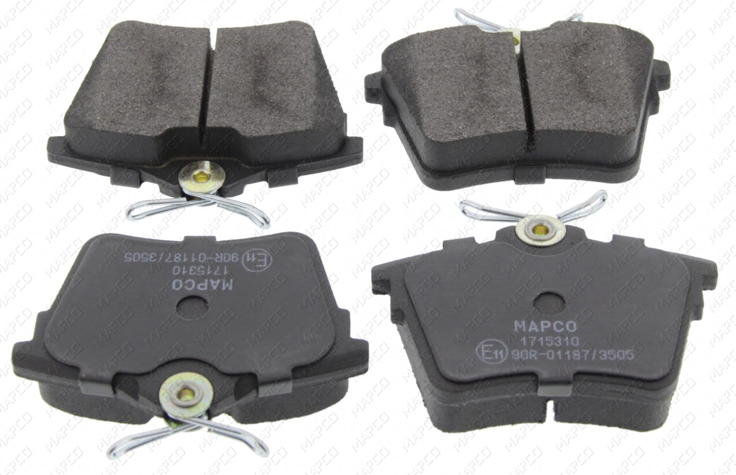 MAPCO Bremsbelagsatz, Scheibenbremse Hinterachse 6756