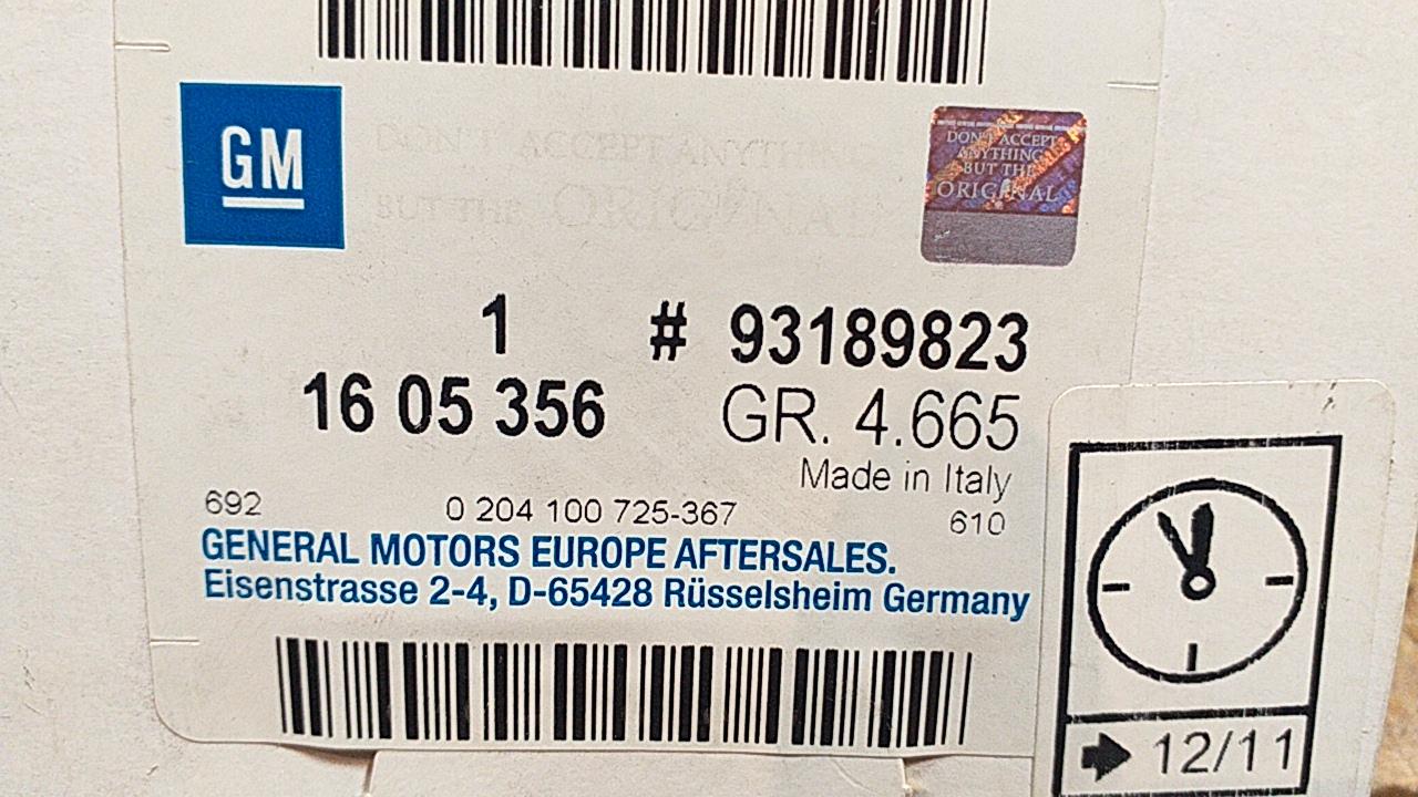 Corsa D 3+5Türer Bremsbeläge original GM Opel NEU