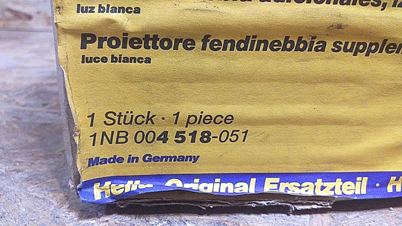Kadett E Nebelscheinwerfer original Hella NEU