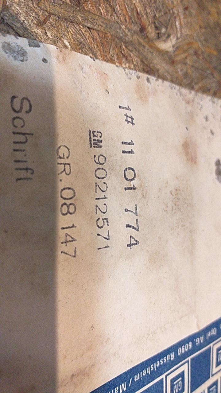 Ascona J Schriftzug Emblem "Ascona J" original GM Opel NEU