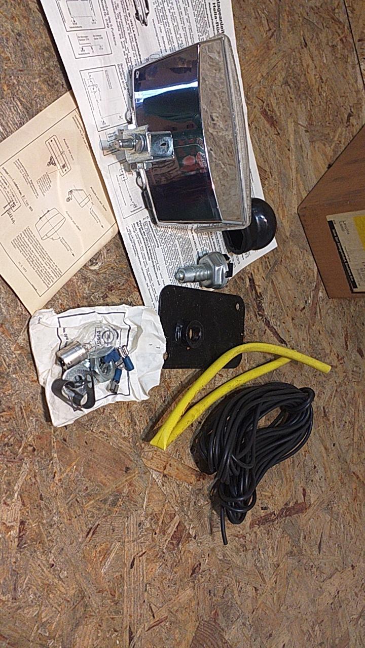 Oldtimer 70er Jahre Nebelschlussleuchten-Set komplett original Hella NEU HIGHLIGHT