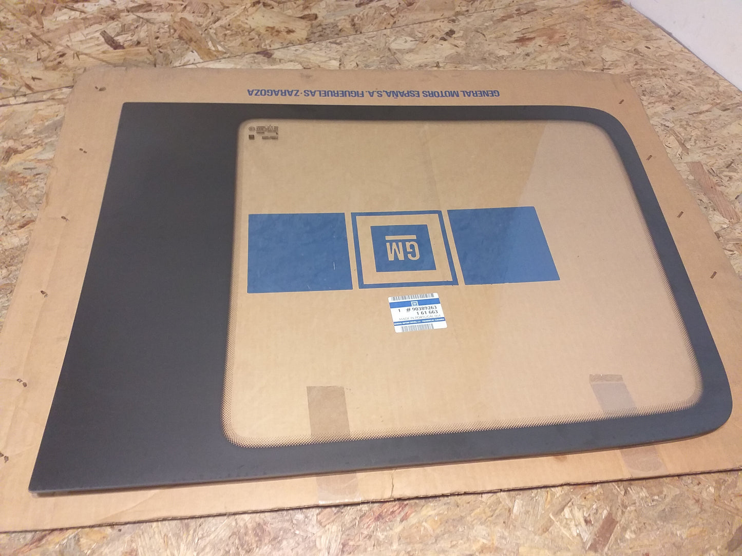 Corsa B Tigra A Scheibe Seitenwandfenster klar links original GM Opel NEU