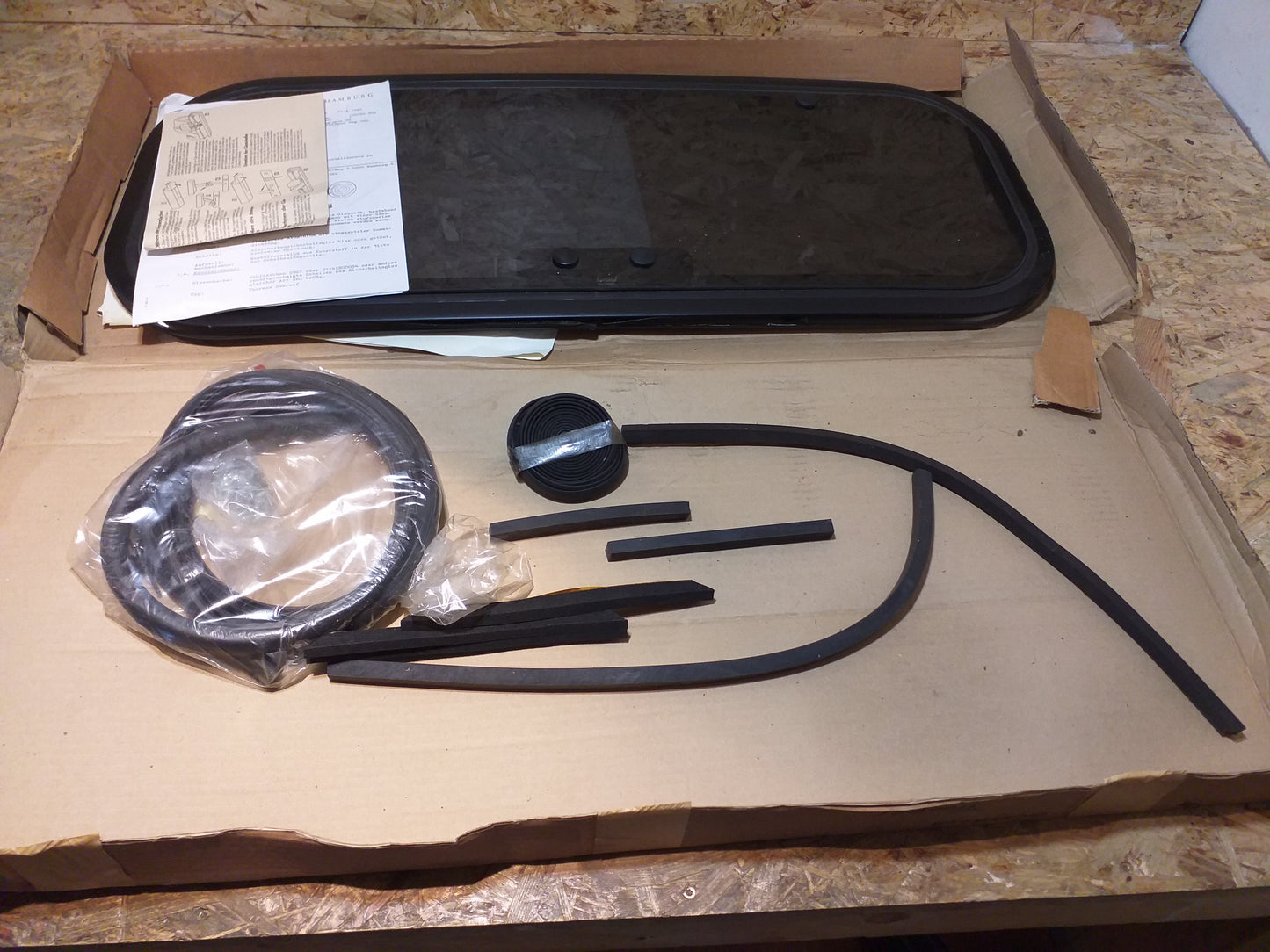 Diverse Fahrzeuge Panoramadach Dachrahmen und Glasscheibe original Dinol NEU